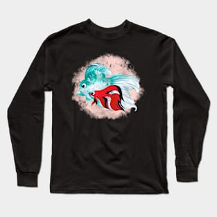 Goldfish Artwork Long Sleeve T-Shirt